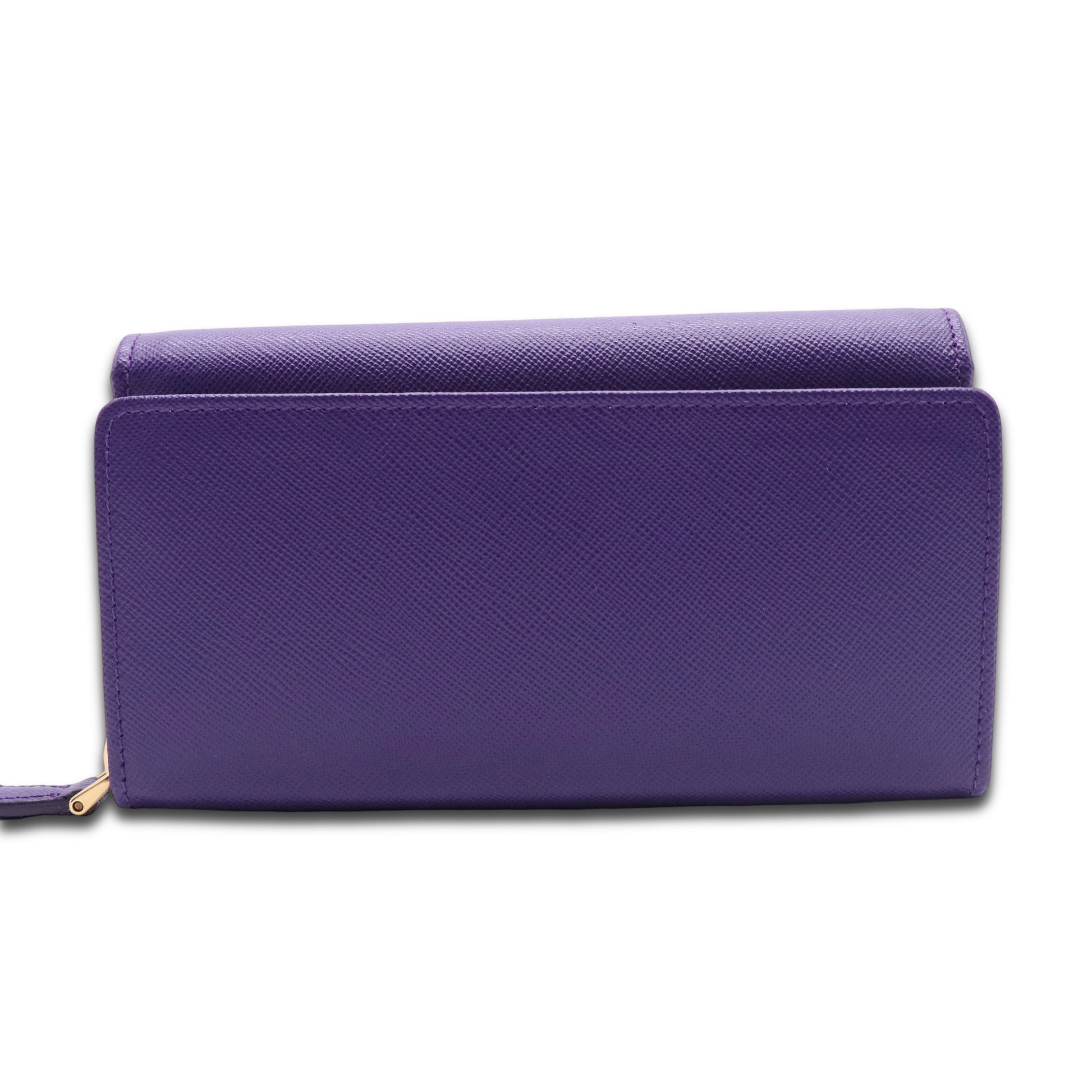 Saffiano Lux Metal Continental Flap Travel