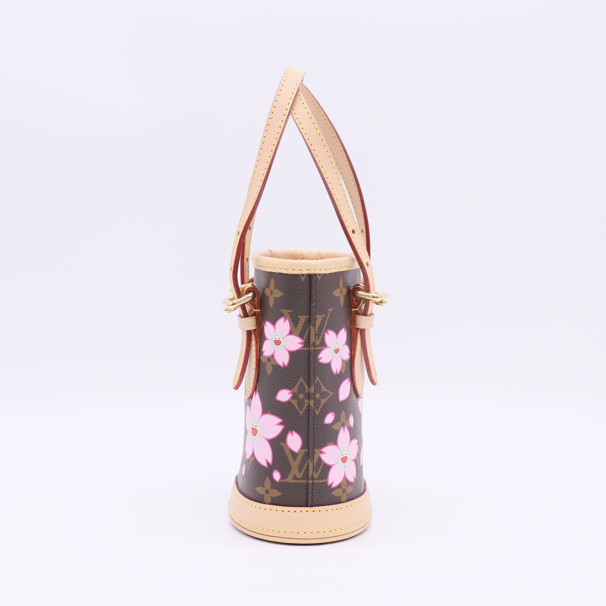LV X TM Monogram Cherry Blossom Nano Bucket Sakura Brown B23877