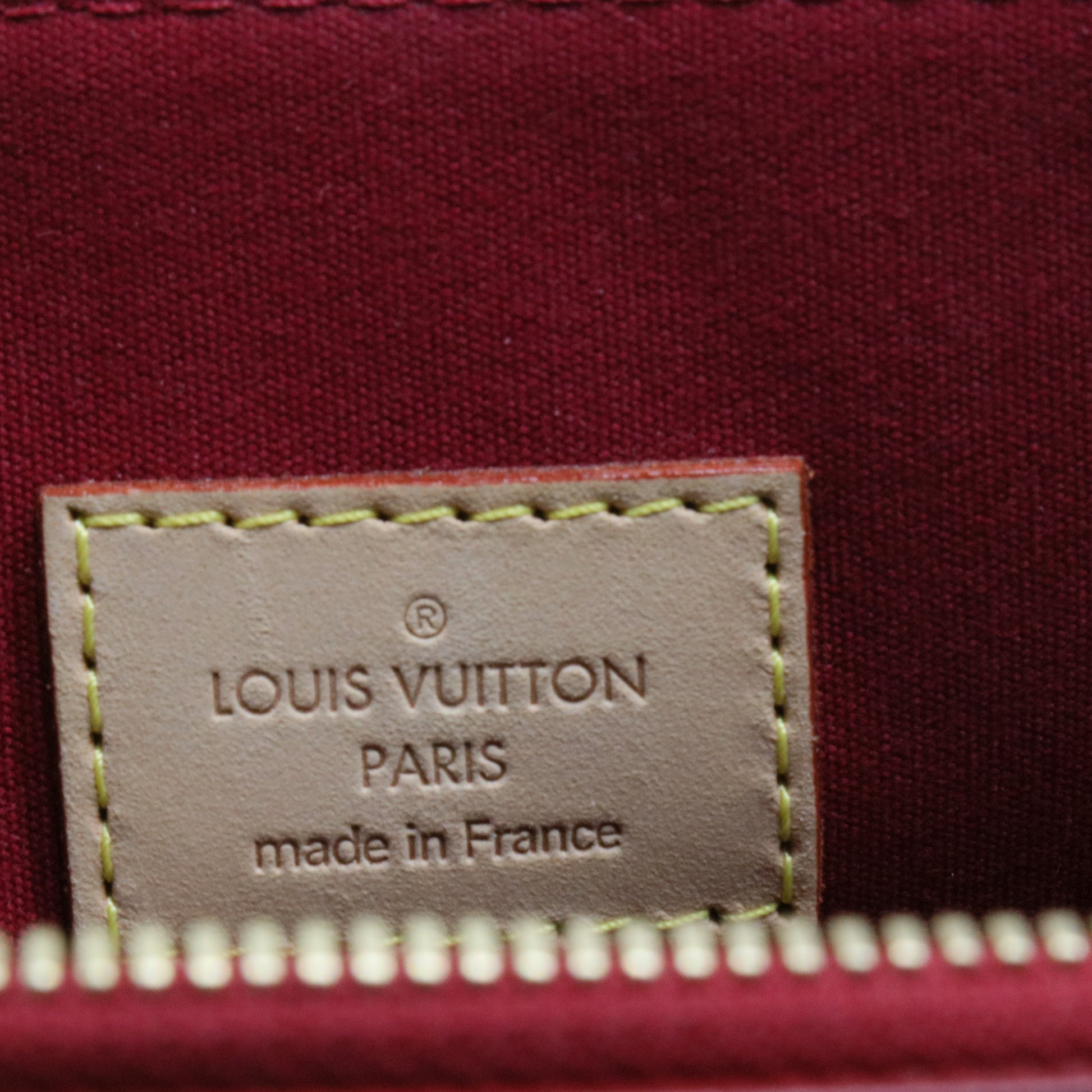 Alma Handbag Monogram Vernis GM