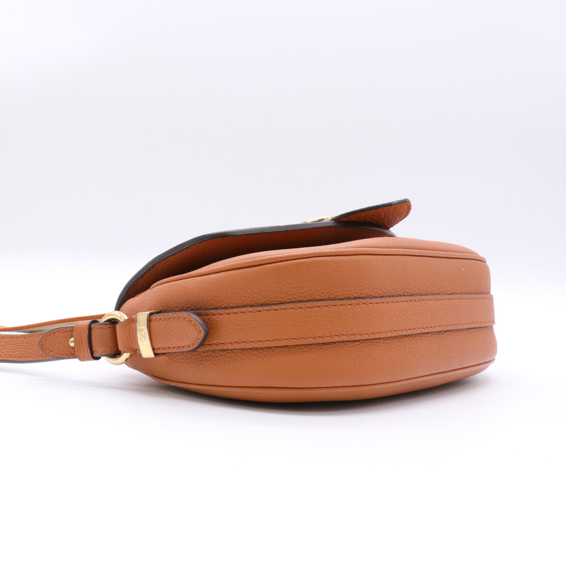 Grained Calfskin LV Pont 9 Soft MM Golden Siena twins