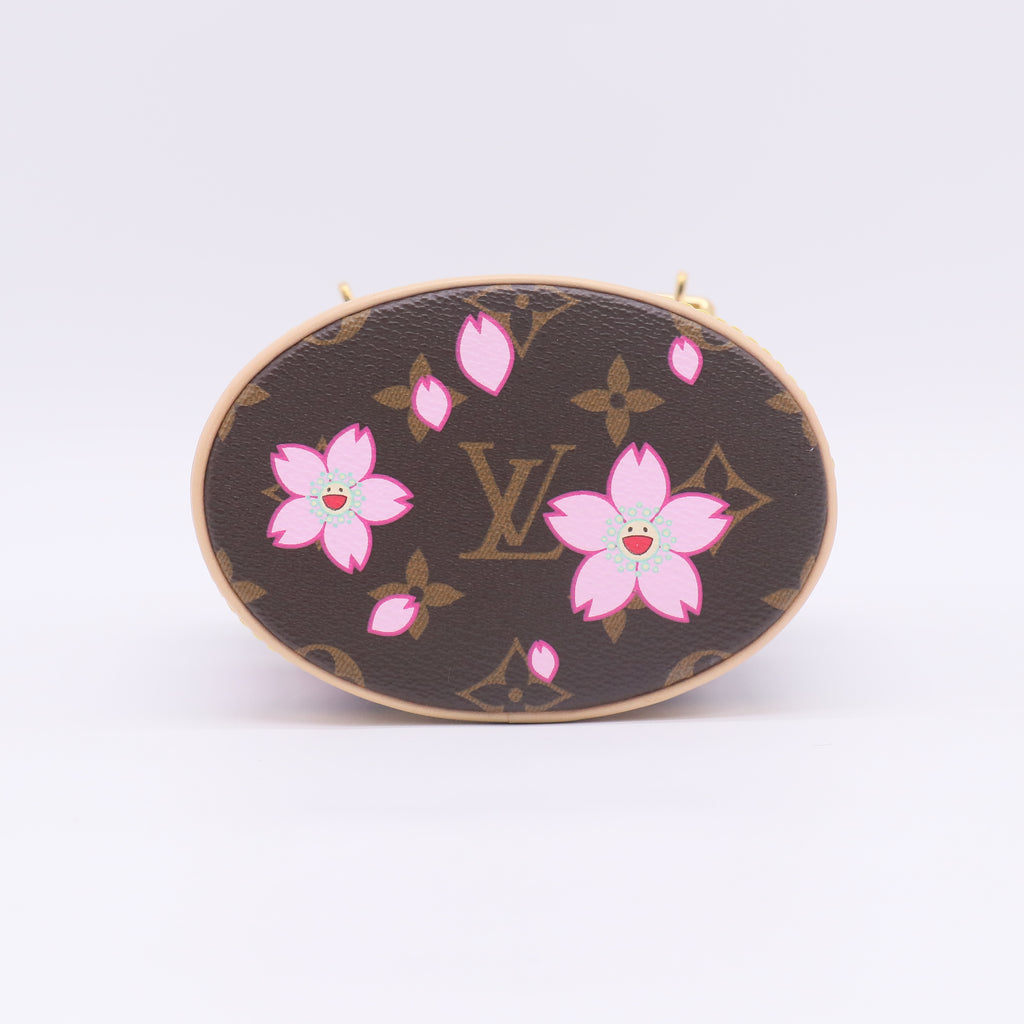 LV X TM Monogram Cherry Blossom Nano Bucket Sakura Brown B23877