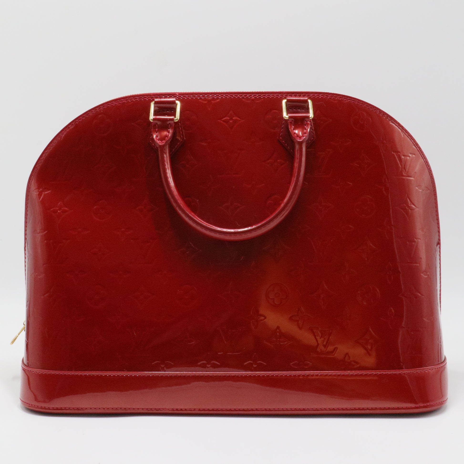 Alma Handbag Monogram Vernis GM