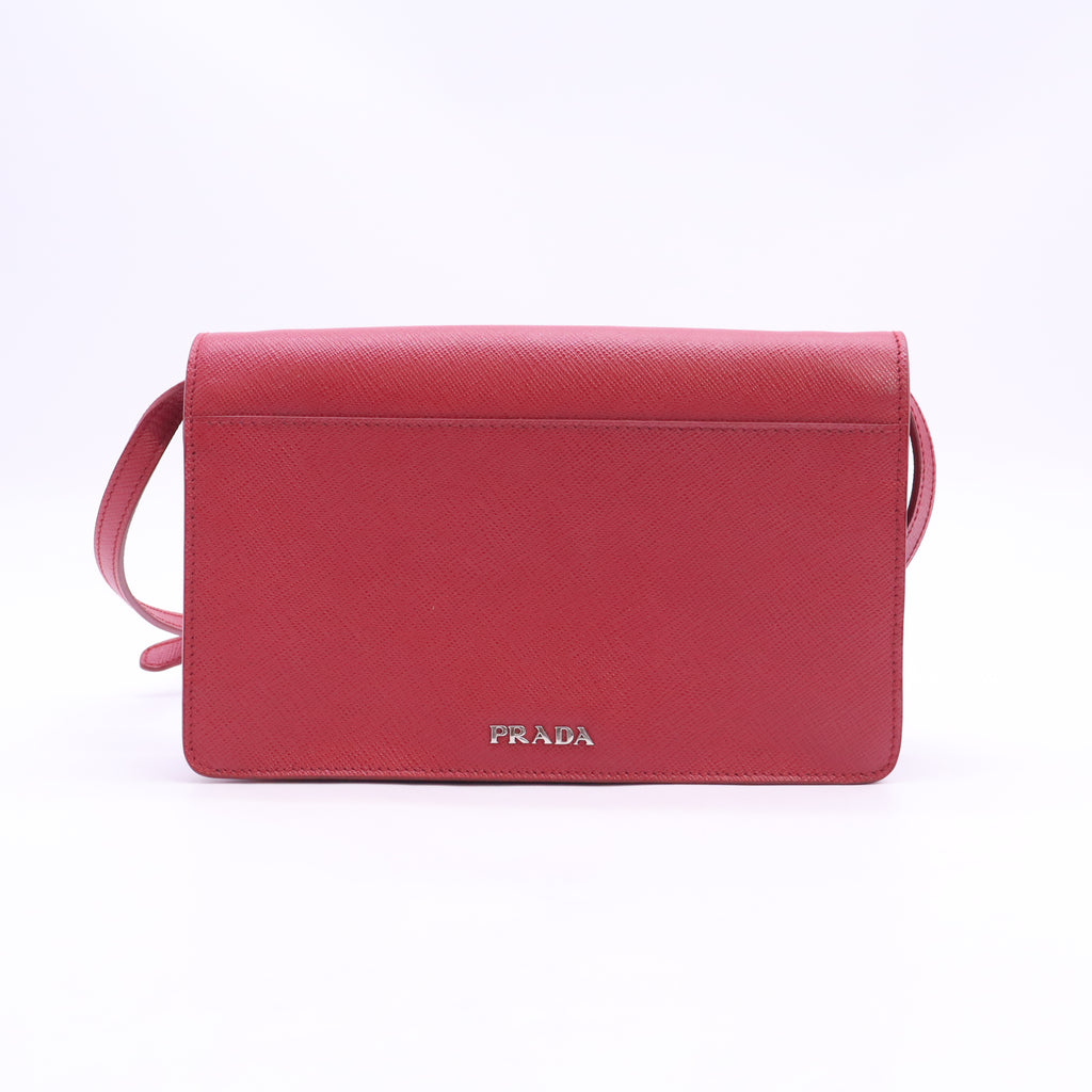 Prada Saffiano Turn Lock Crossbody Bag B24918