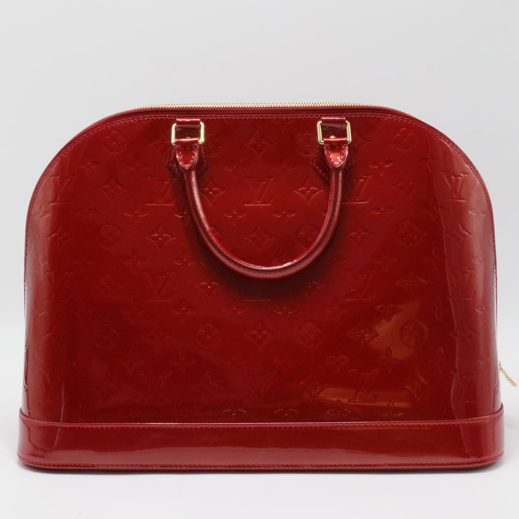 Alma Handbag Monogram Vernis GM
