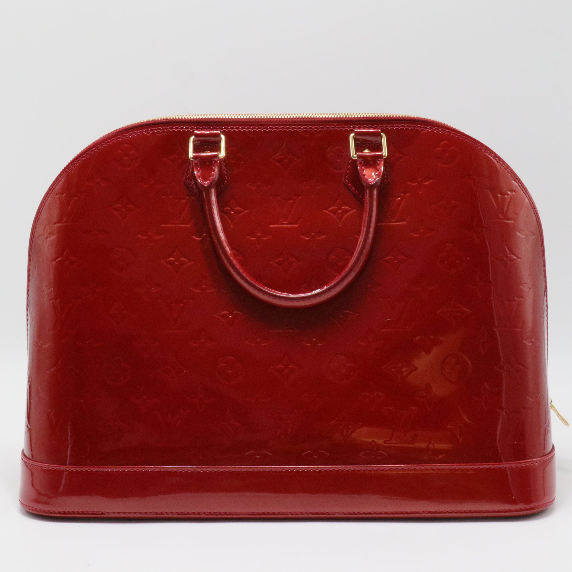 Alma Handbag Monogram Vernis GM