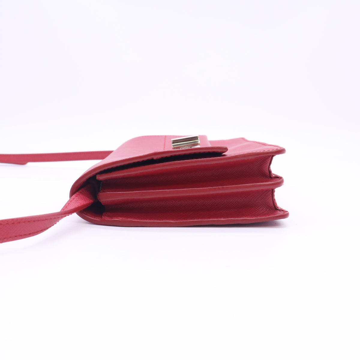 Prada Saffiano Turn Lock Crossbody Bag B24918