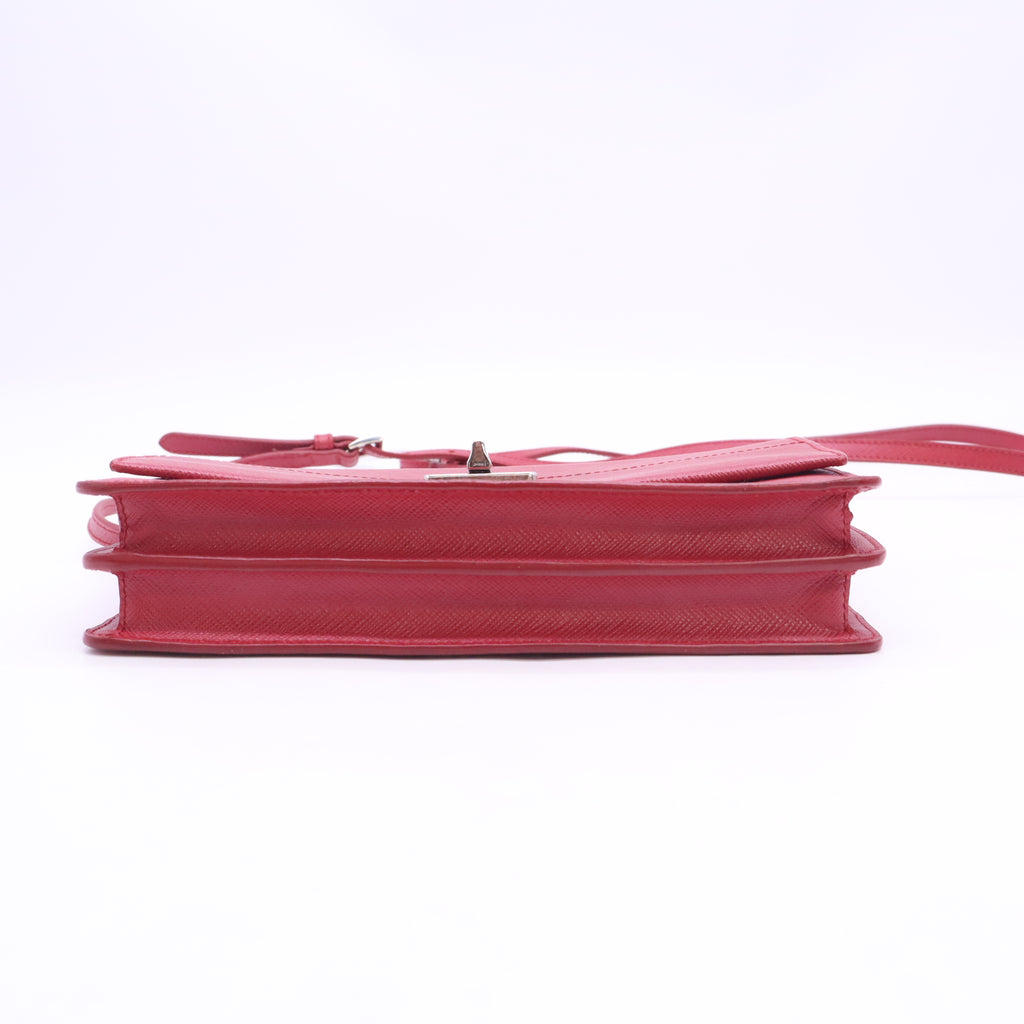 Prada Saffiano Turn Lock Crossbody Bag B24918