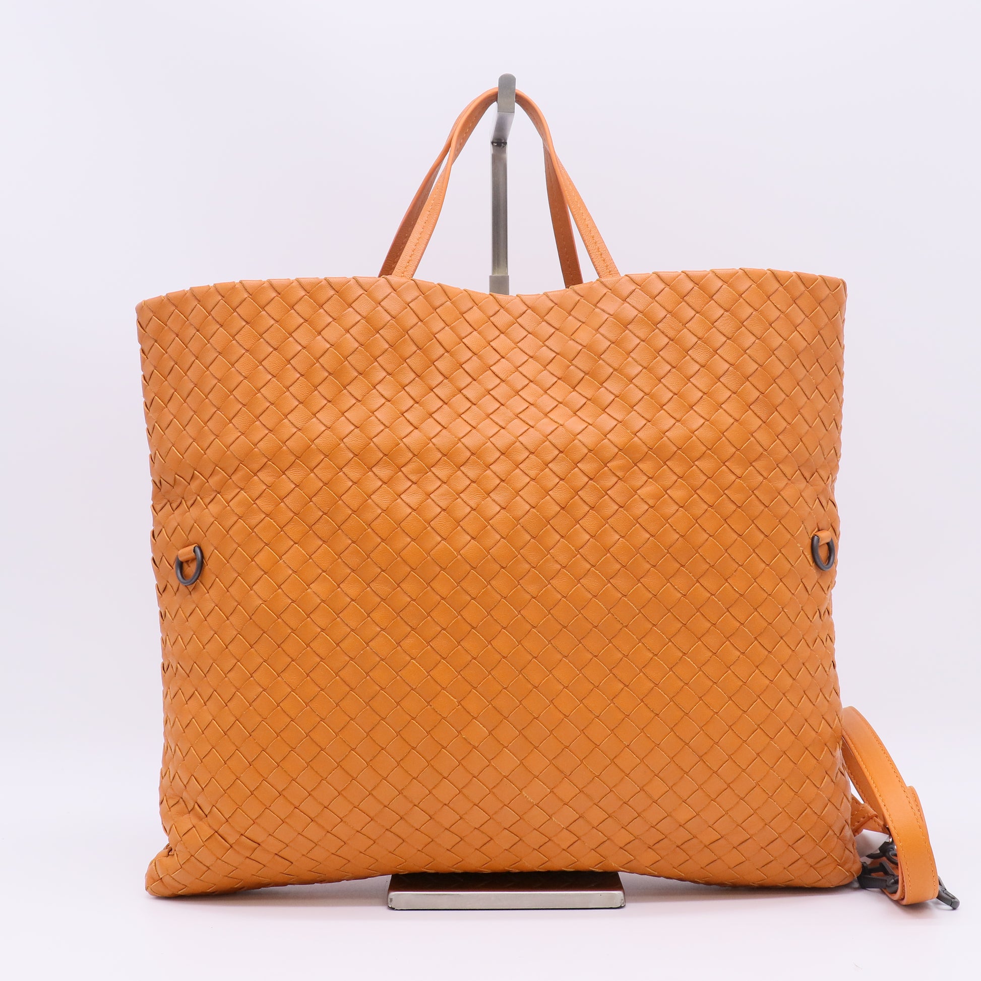 Bottega Veneta Brown Intrecciato Leather Tote w/ Strap B23722
