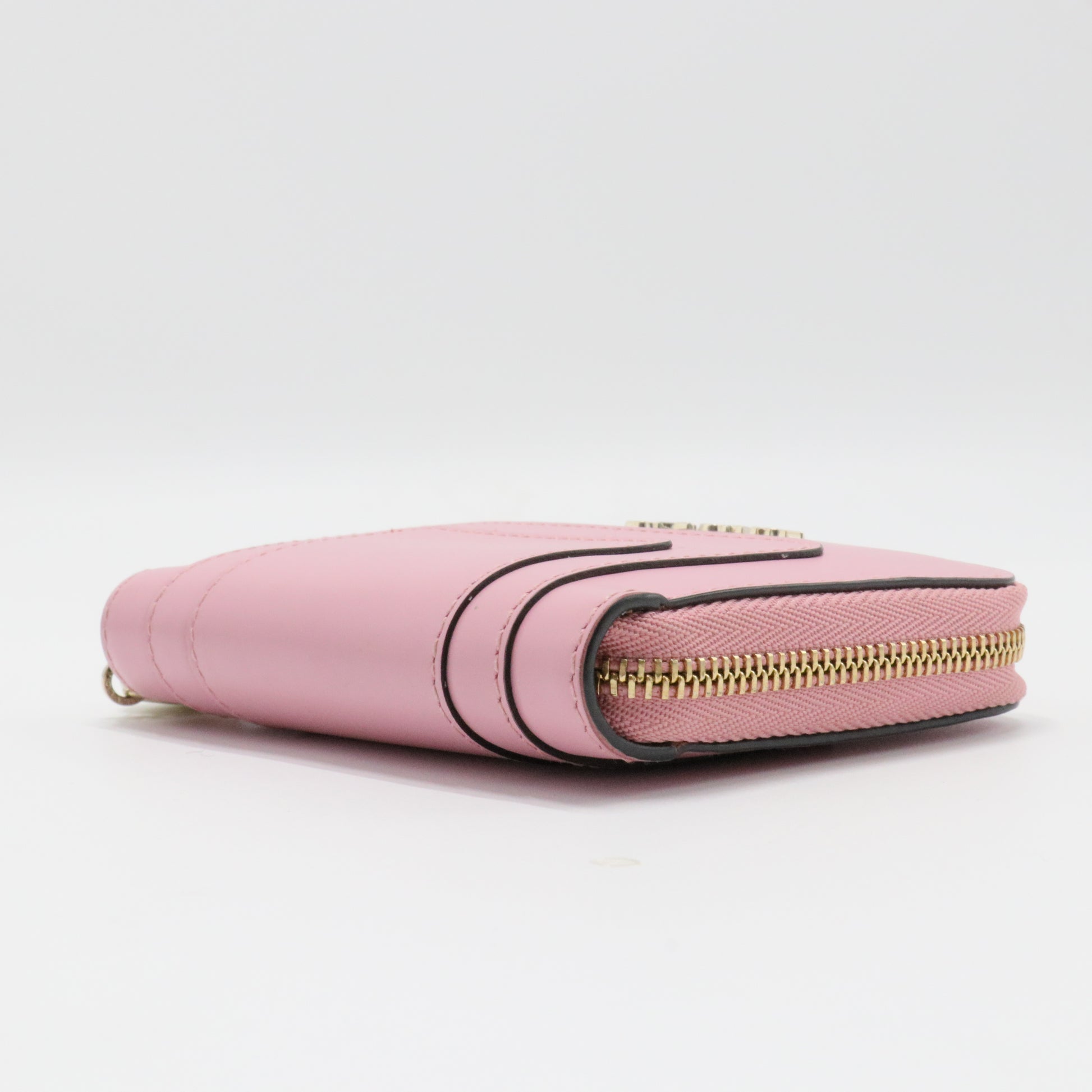 Serpenti Forever Zip Around Wallet Leather Compact
