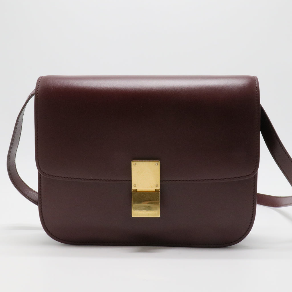 Box Calfskin Medium Classic Box Flap Bag