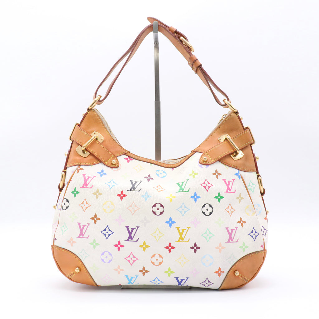 Monogram Multicolor Greta White twins