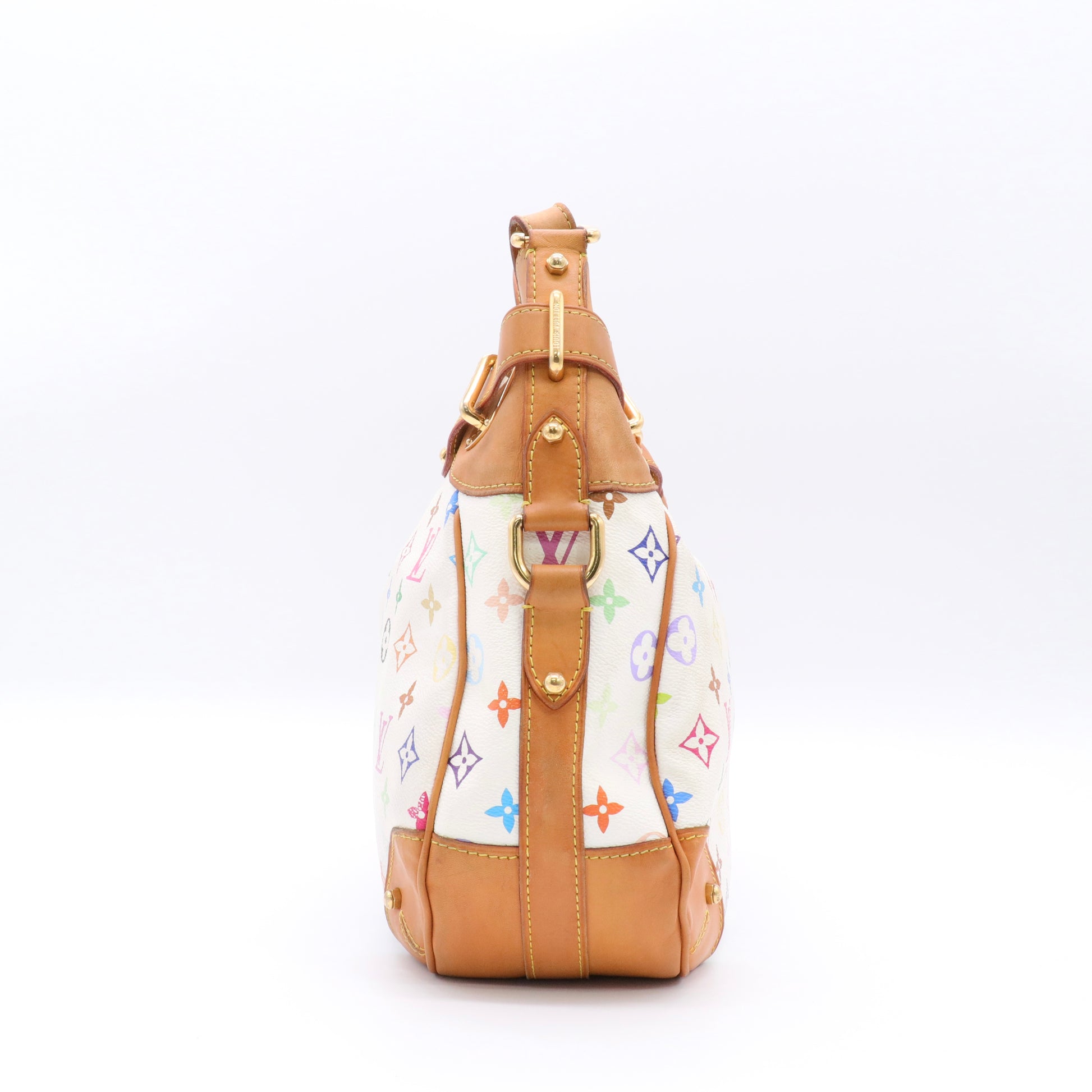 Monogram Multicolor Greta White twins