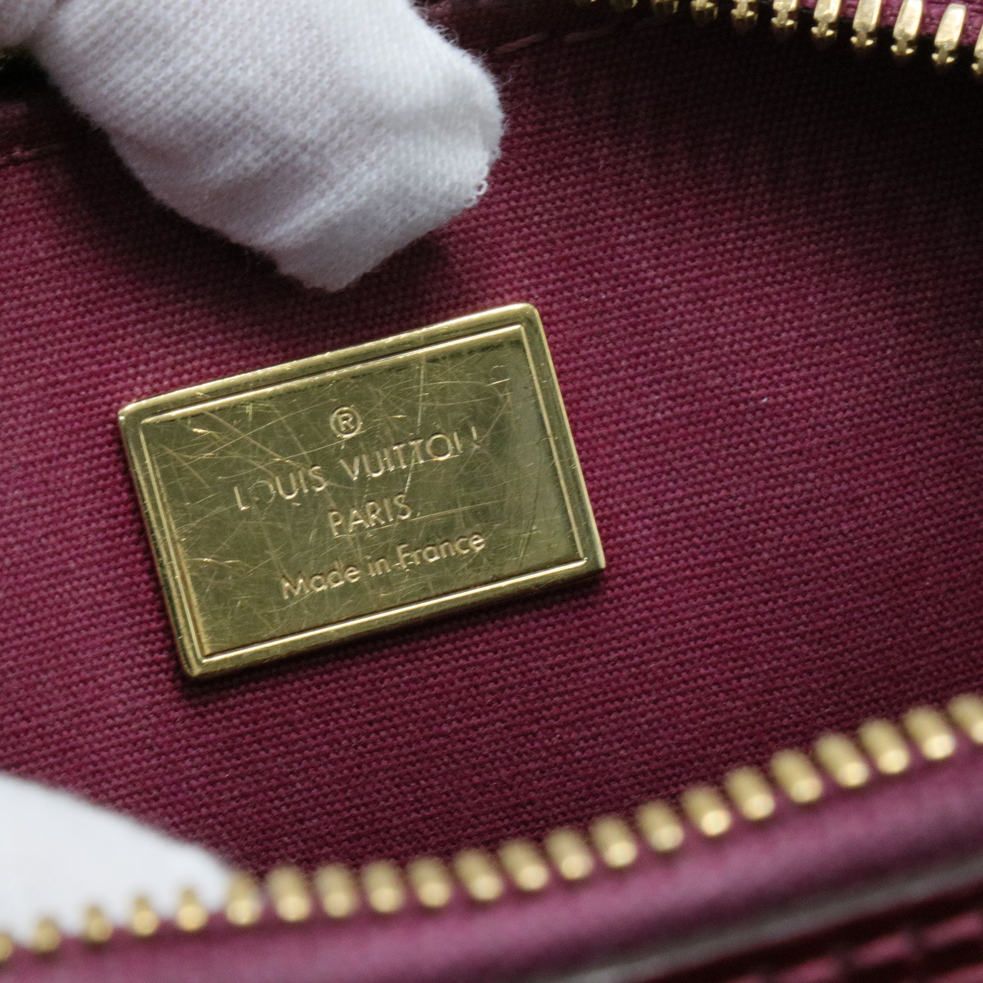 Alma Handbag Monogram Vernis BB