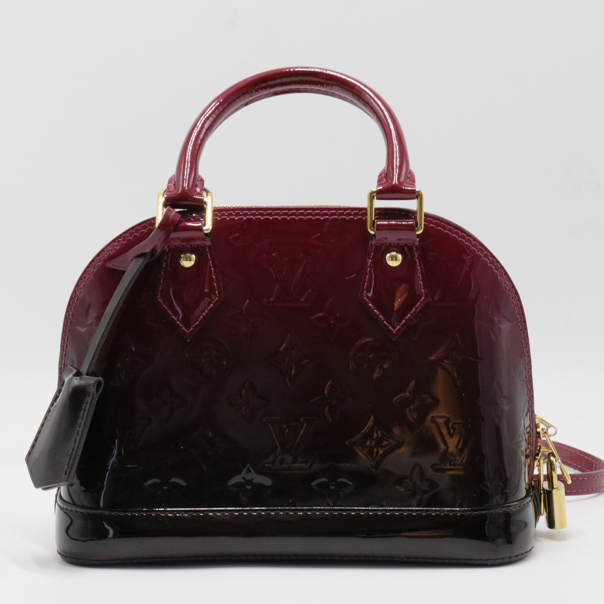 Alma Handbag Monogram Vernis BB