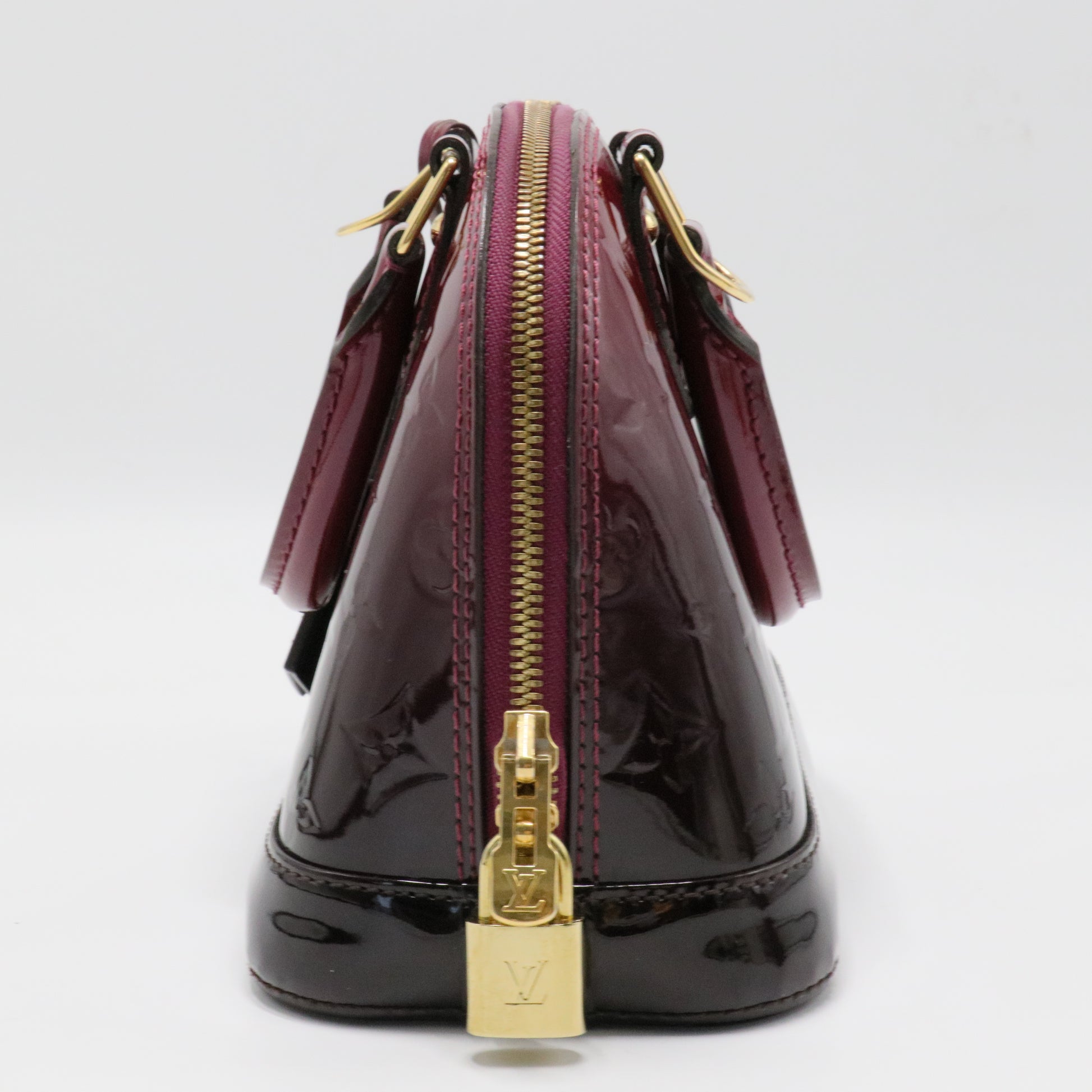 Alma Handbag Monogram Vernis BB