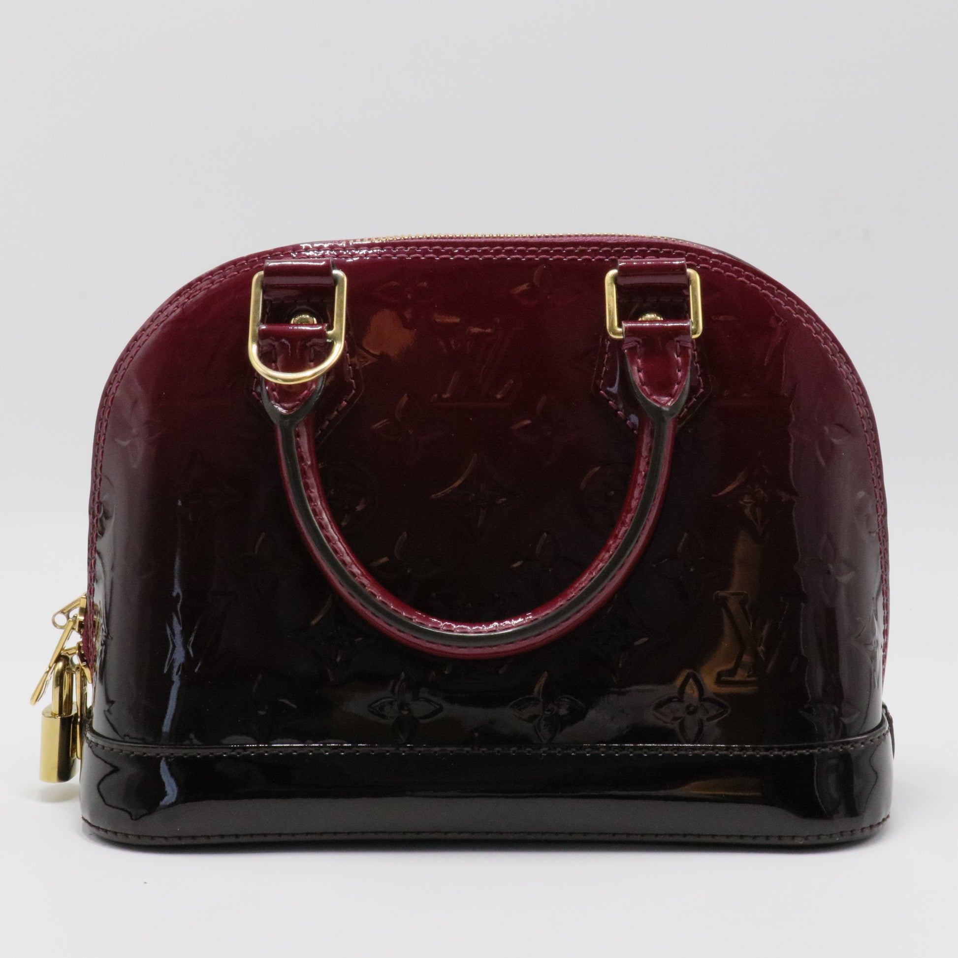 Alma Handbag Monogram Vernis BB