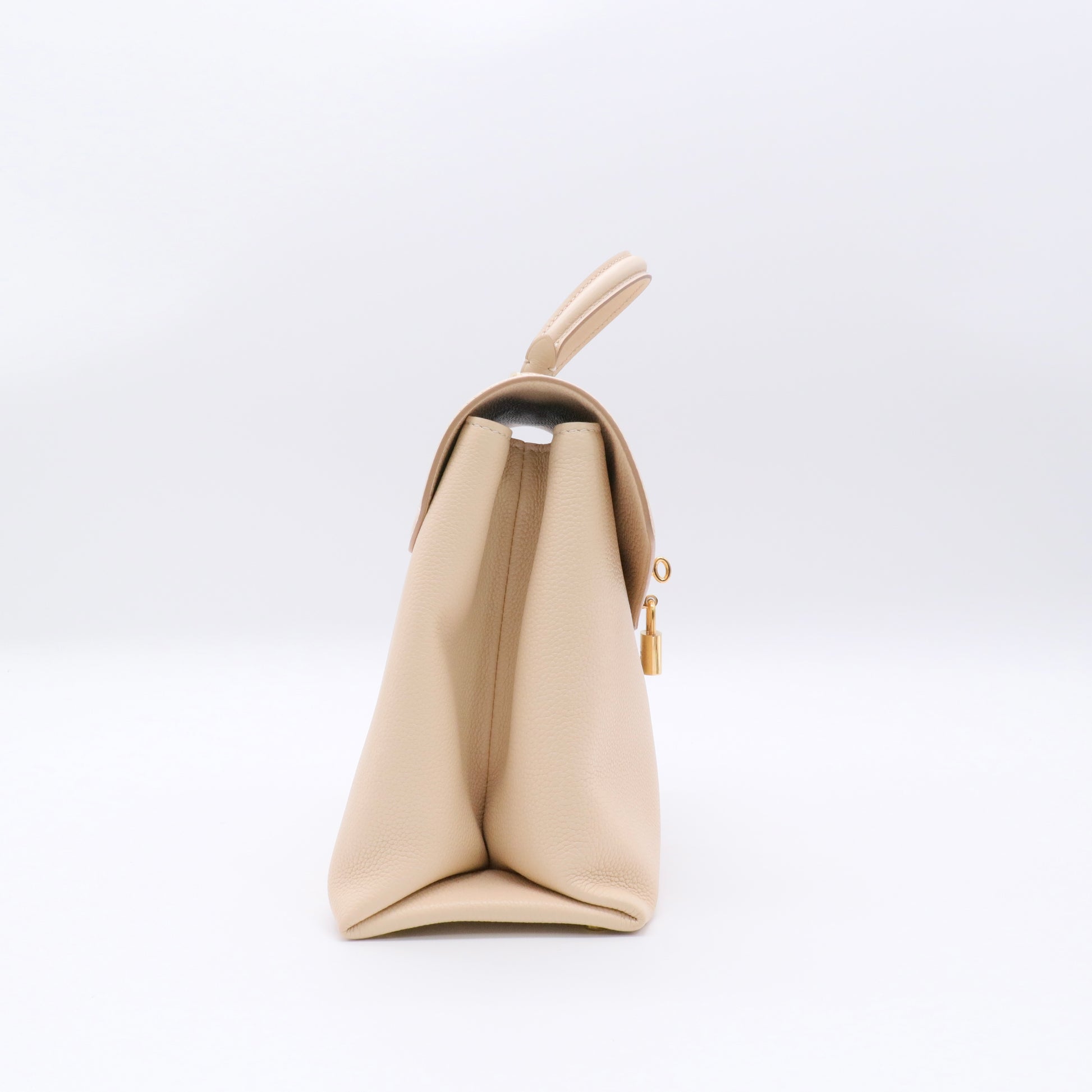 Grained Smooth Calfskin Rose Des Vents PM Creme twins