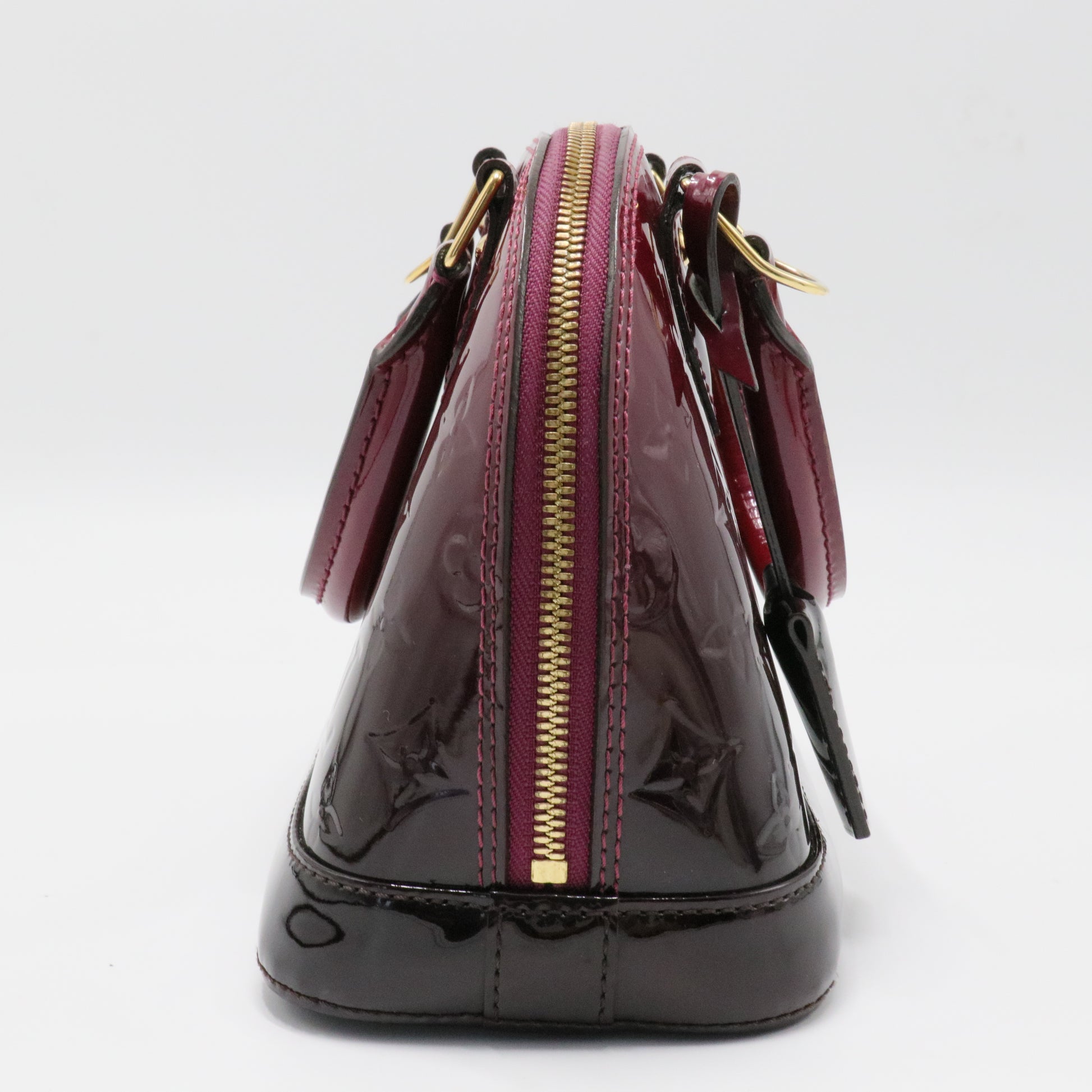 Alma Handbag Monogram Vernis BB