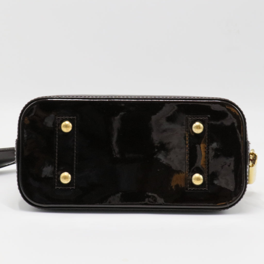 Alma Handbag Monogram Vernis BB