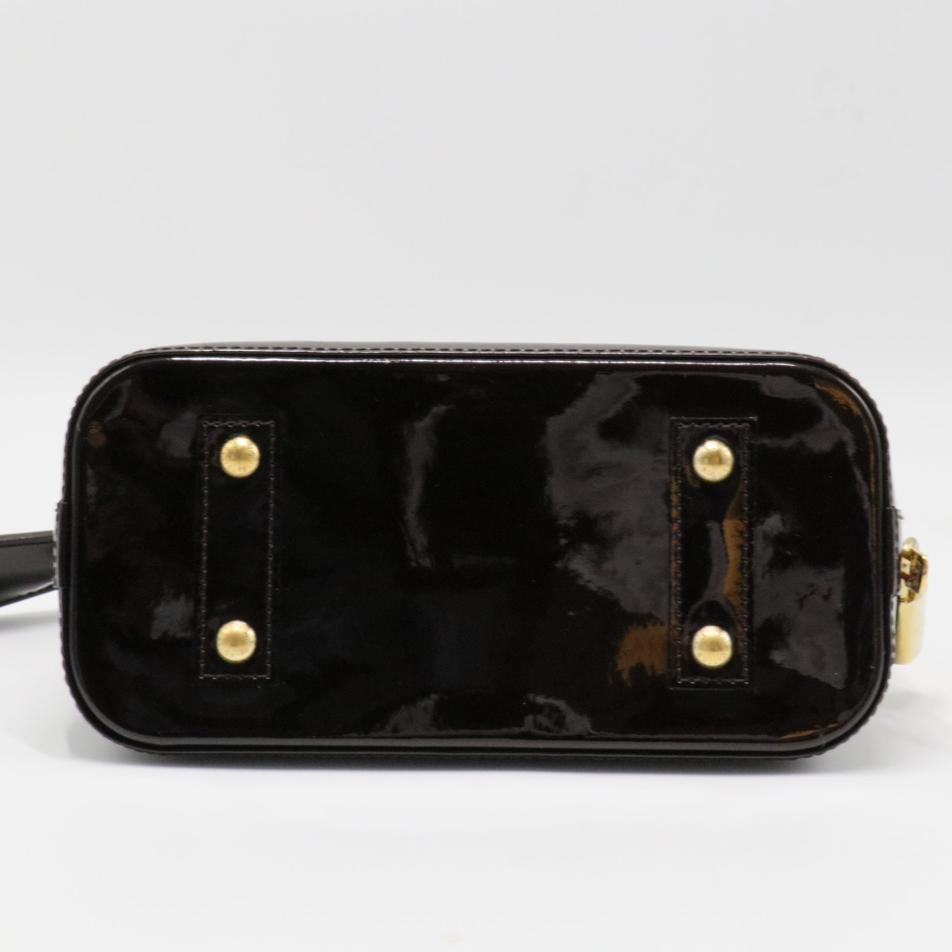 Alma Handbag Monogram Vernis BB