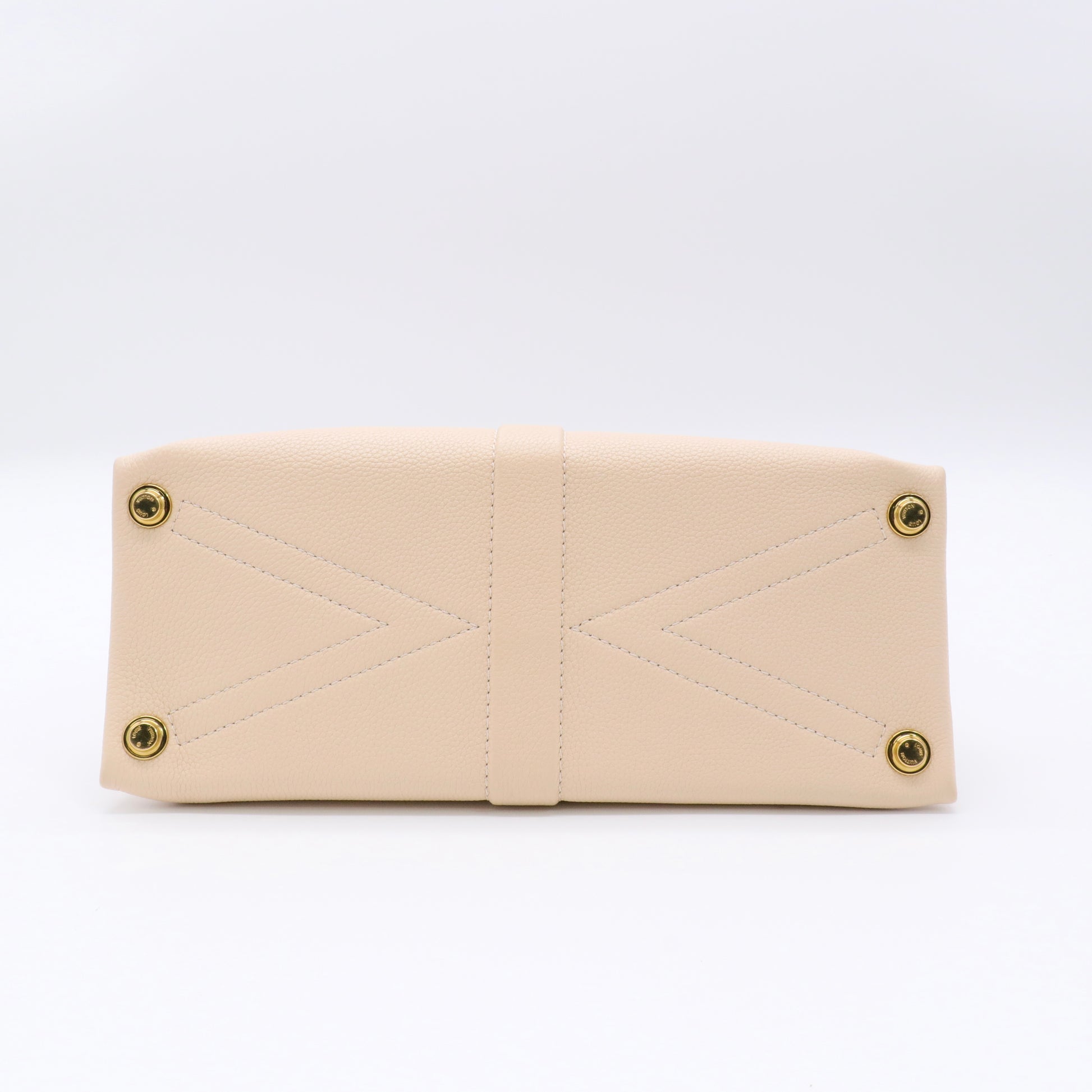 Grained Smooth Calfskin Rose Des Vents PM Creme twins