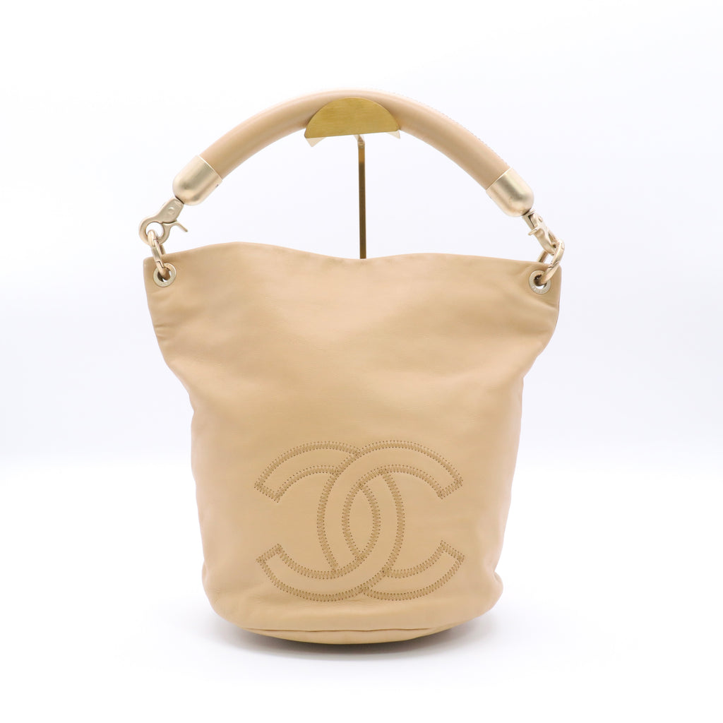 Vintage CC Handle Bucket B twinsag Leather Medium