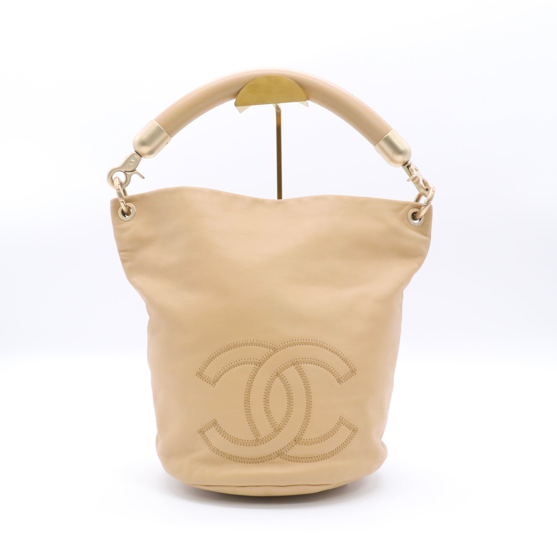 Vintage CC Handle Bucket B twinsag Leather Medium