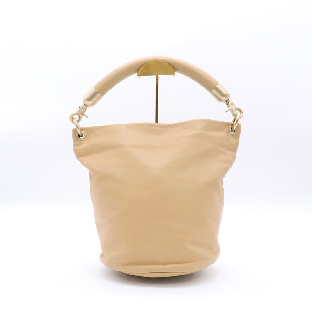 Vintage CC Handle Bucket B twinsag Leather Medium