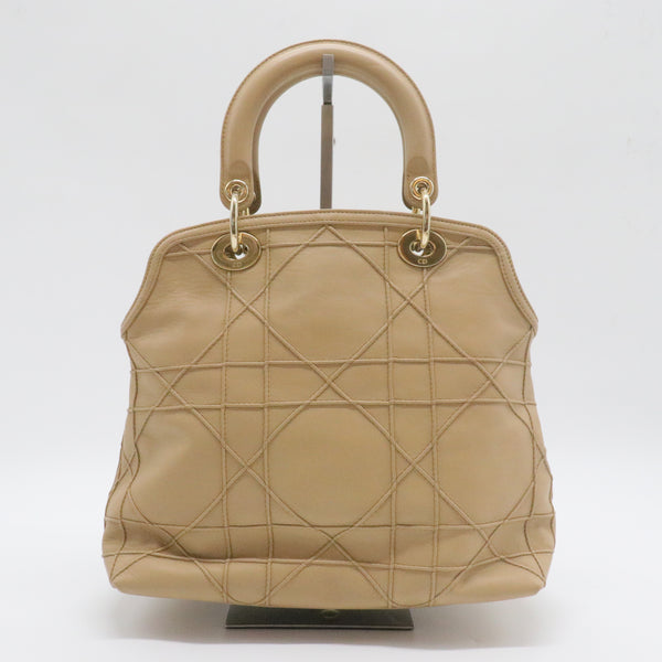 Granville Satchel Cannage Quilt Leather Medium