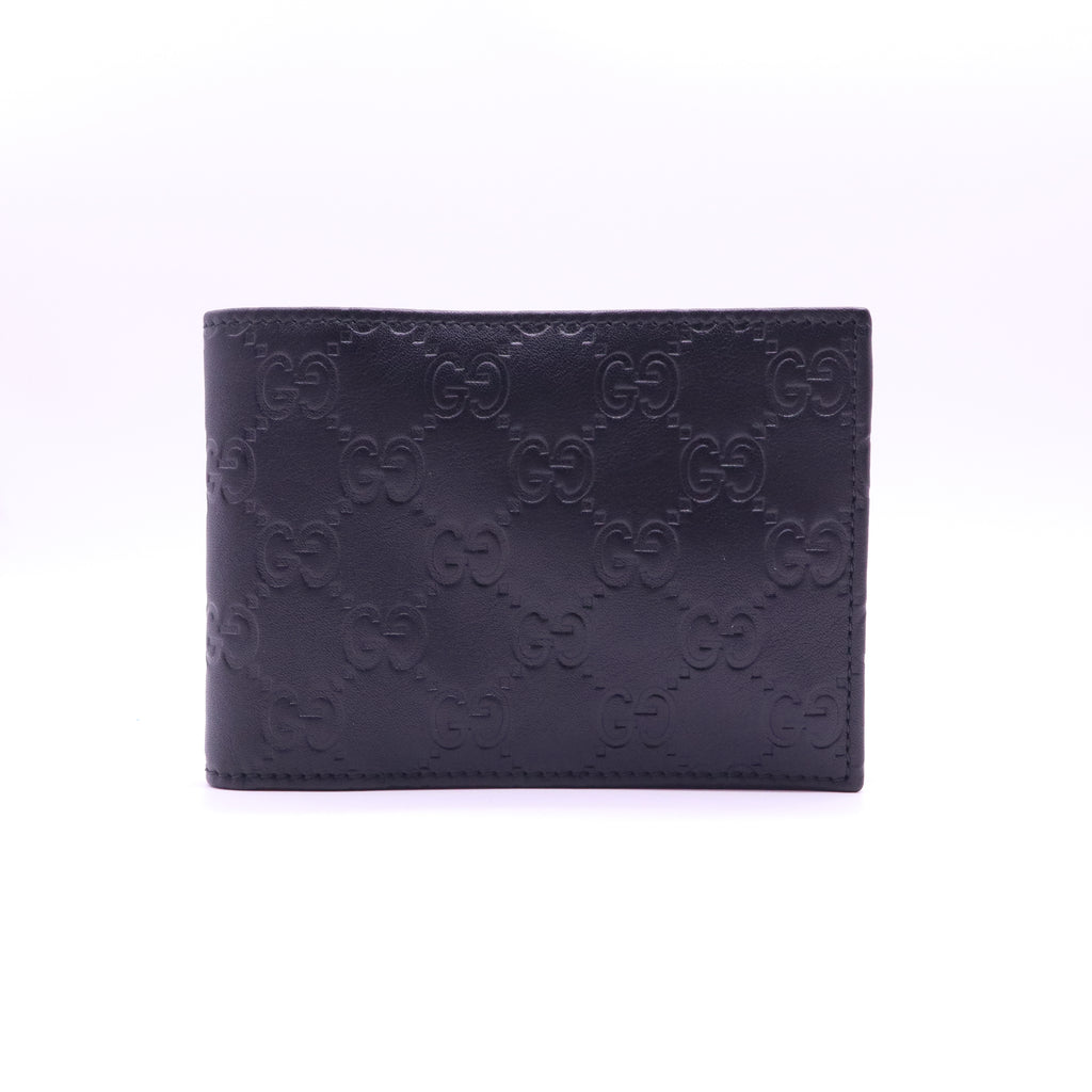Gucci Signature Leather Bi-Fold Wallet W21307