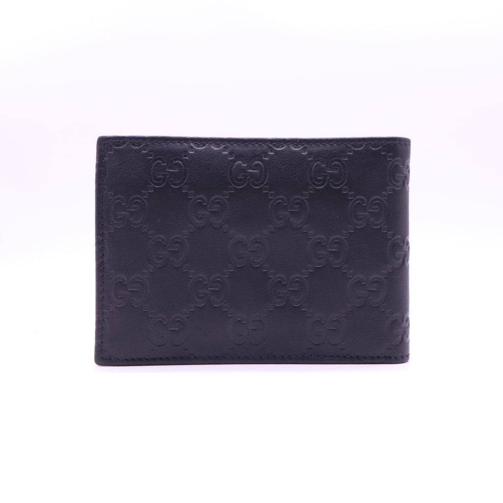 Gucci Signature Leather Bi-Fold Wallet W21307