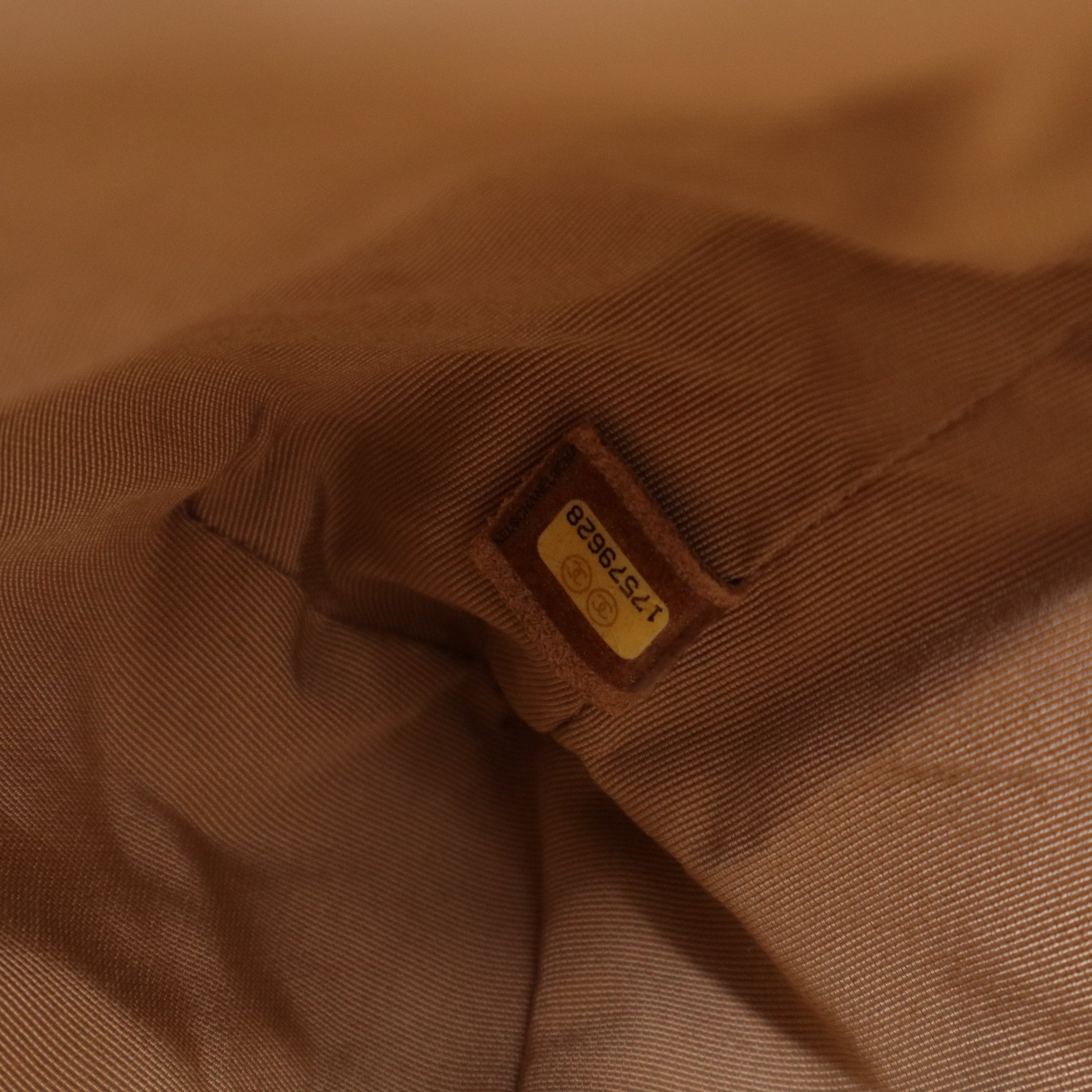 Chanel Gold Leather Large Trianon Tote