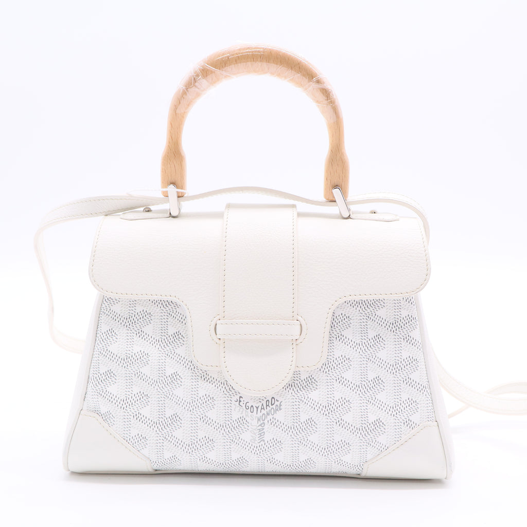 Goyard Goyardine Precious Metals Mini Saigon Silver LDJ2651 twins