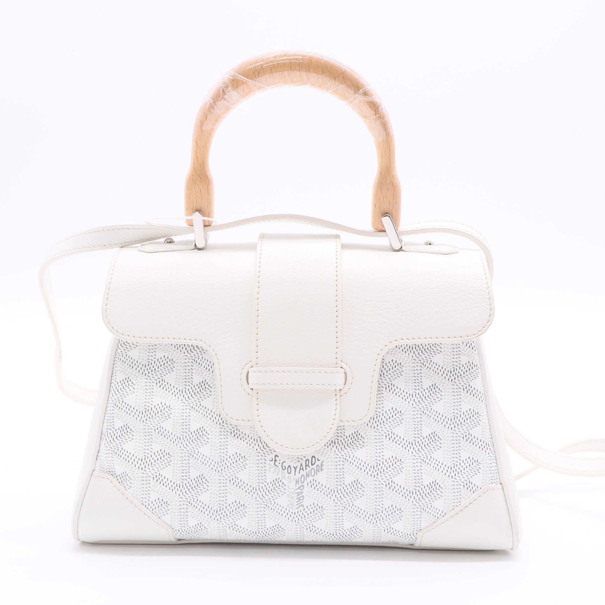 Goyard Goyardine Precious Metals Mini Saigon Silver LDJ2651 twins
