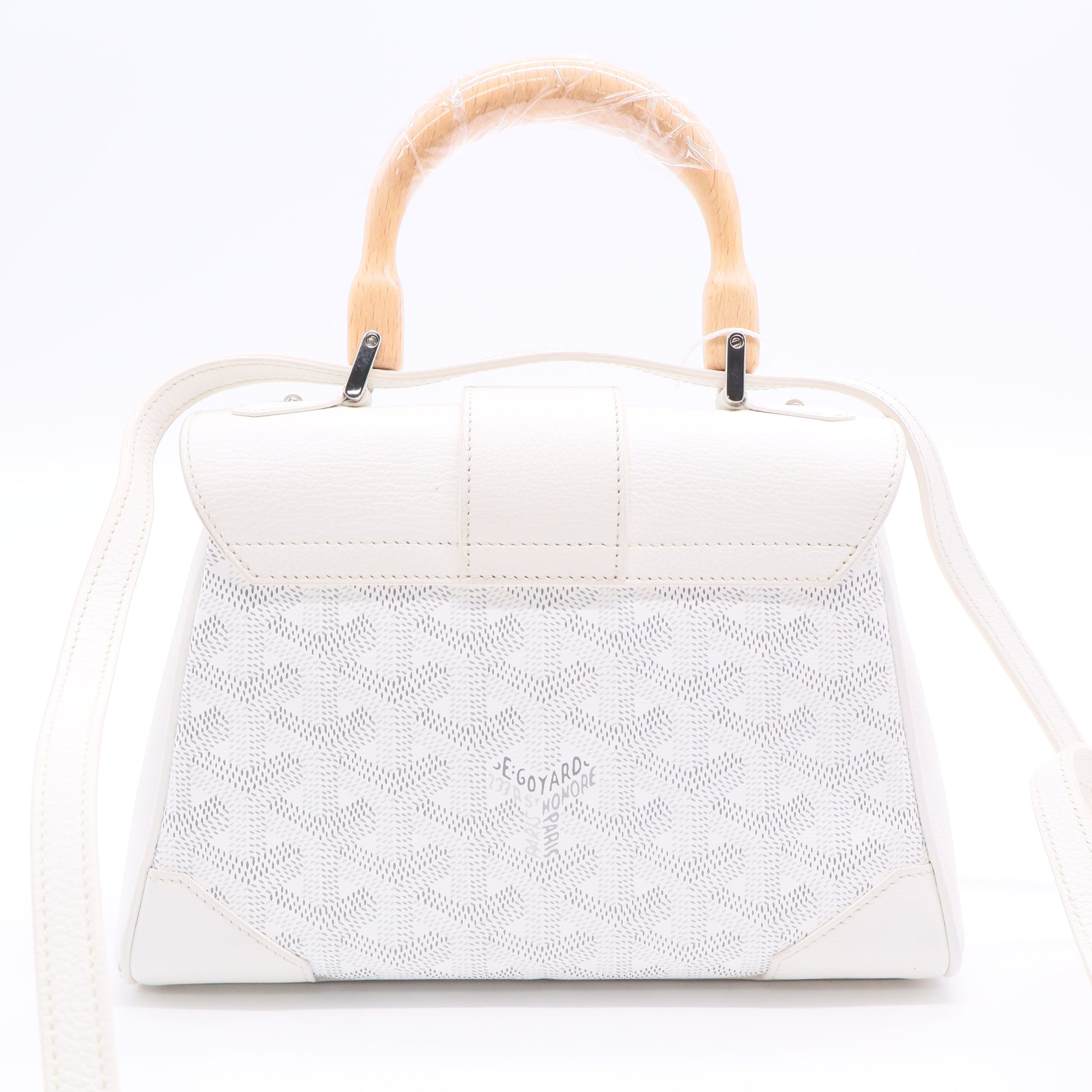 Goyard Goyardine Precious Metals Mini Saigon Silver LDJ2651 twins