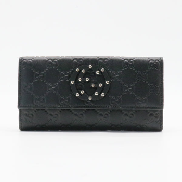 Soho Continental Wallet Studded Leather