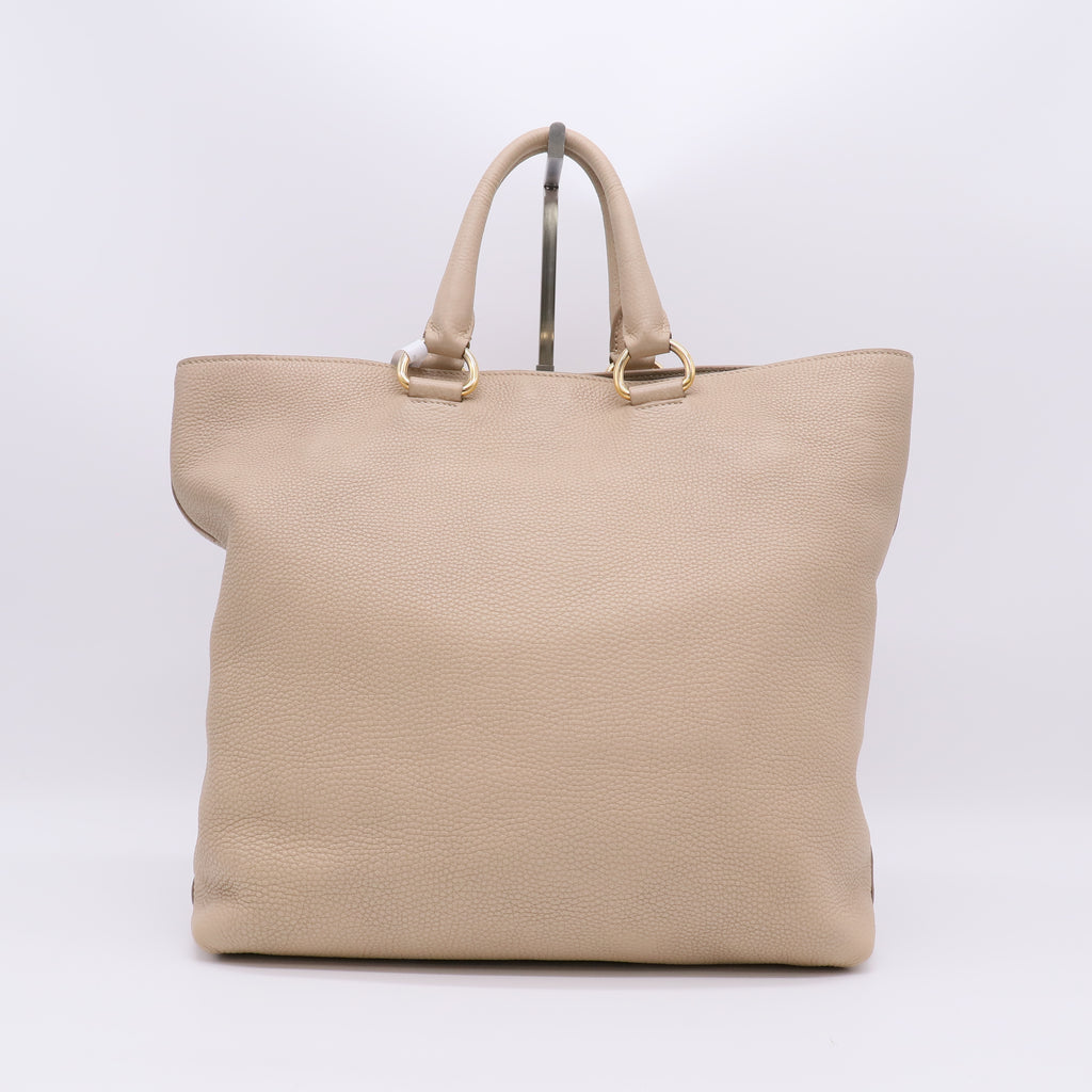 Prada Vitello Daino Large Shopping Tote Bag B22743