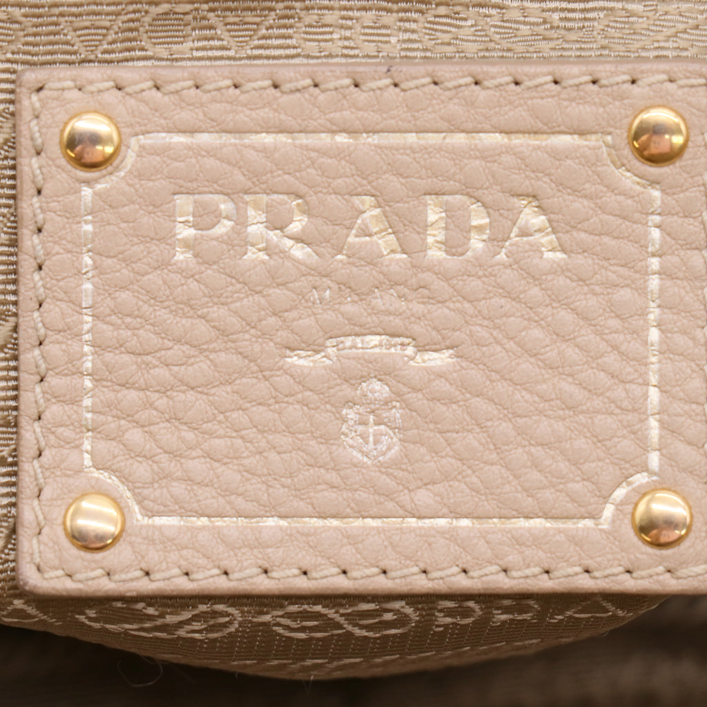 Prada Vitello Daino Large Shopping Tote Bag B22743