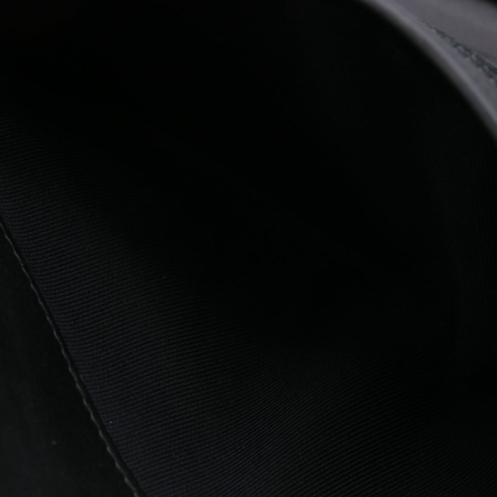 Calfskin Double Stitch Hamptons Wallet Black twins