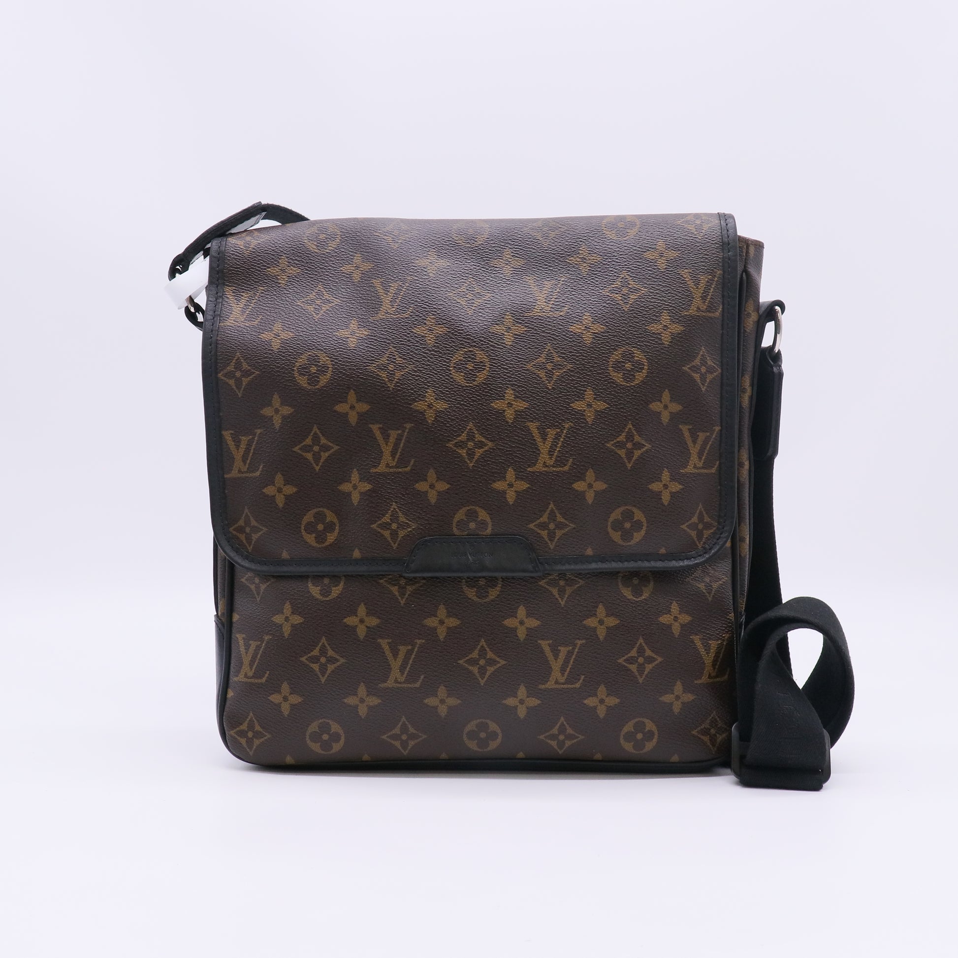 Monogram Macassar Canvas Bass MM Messenger Bag B23804