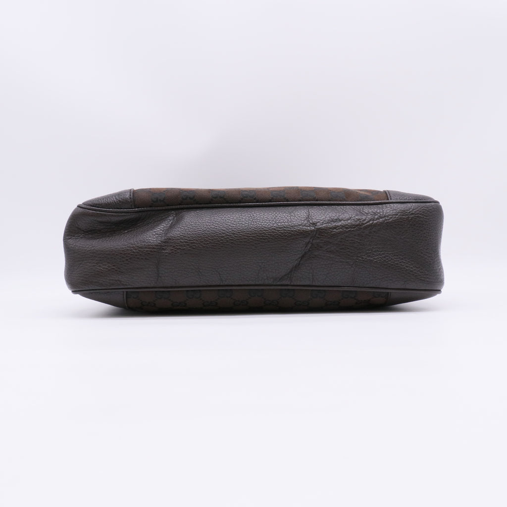 GG Monogram Canvas Leather Messenger Bag B23064