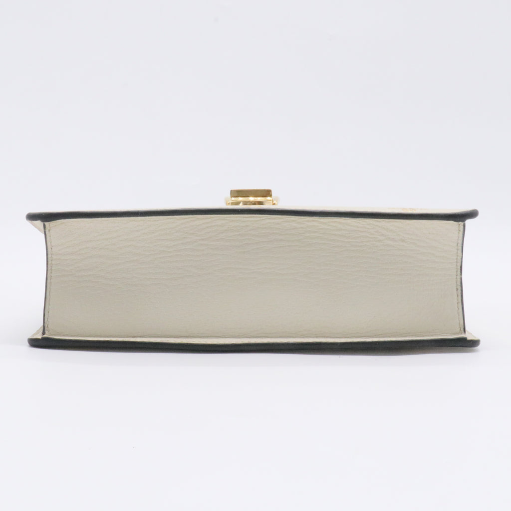 Sylvie Shoulder Bag Printed Leather Small