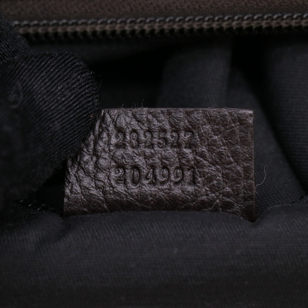 GG Monogram Canvas Leather Messenger Bag B23064