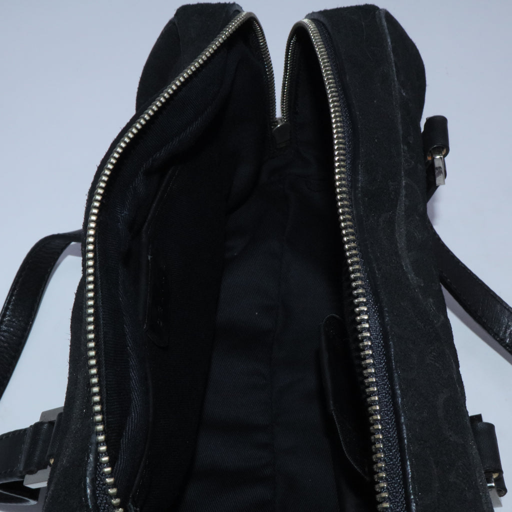 20th Century C Macadam Suede handbag