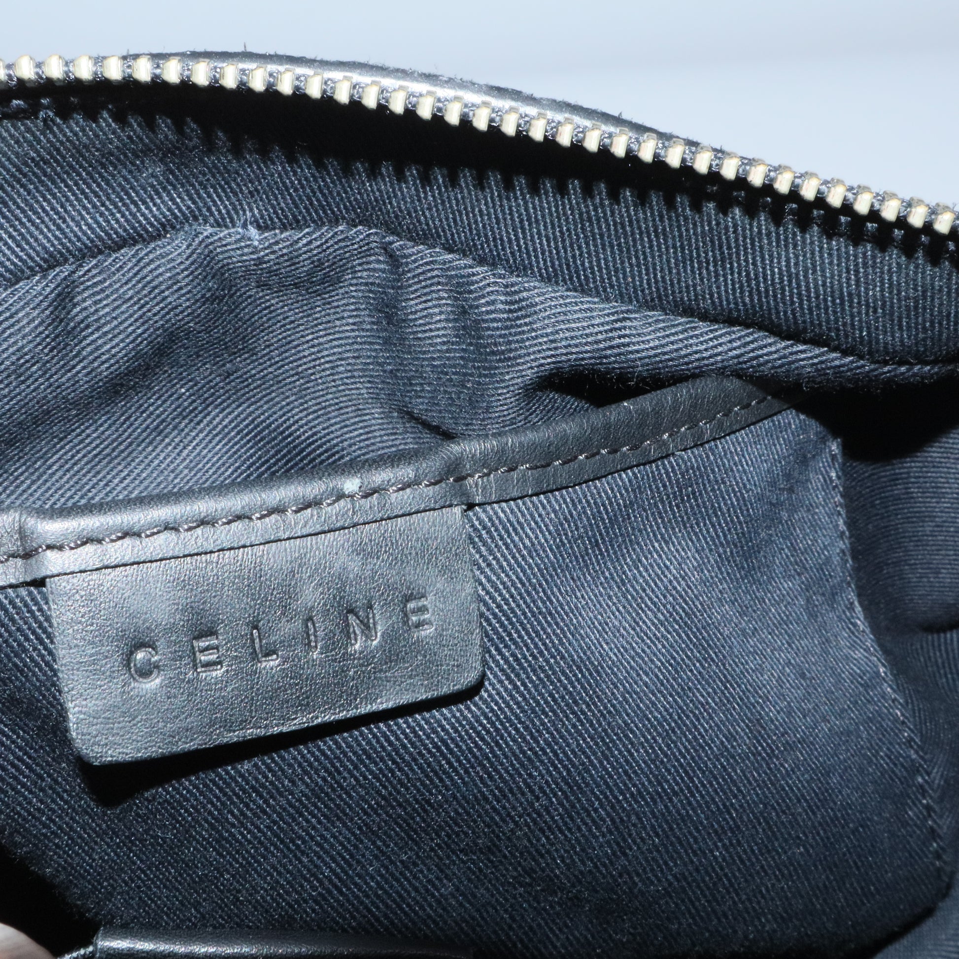 20th Century C Macadam Suede handbag