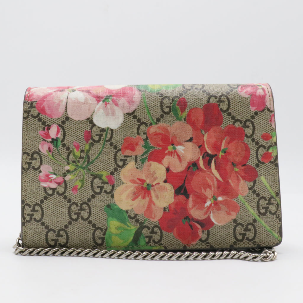 Dionysus Bag Blooms Print GG Coated Canvas Super Mini