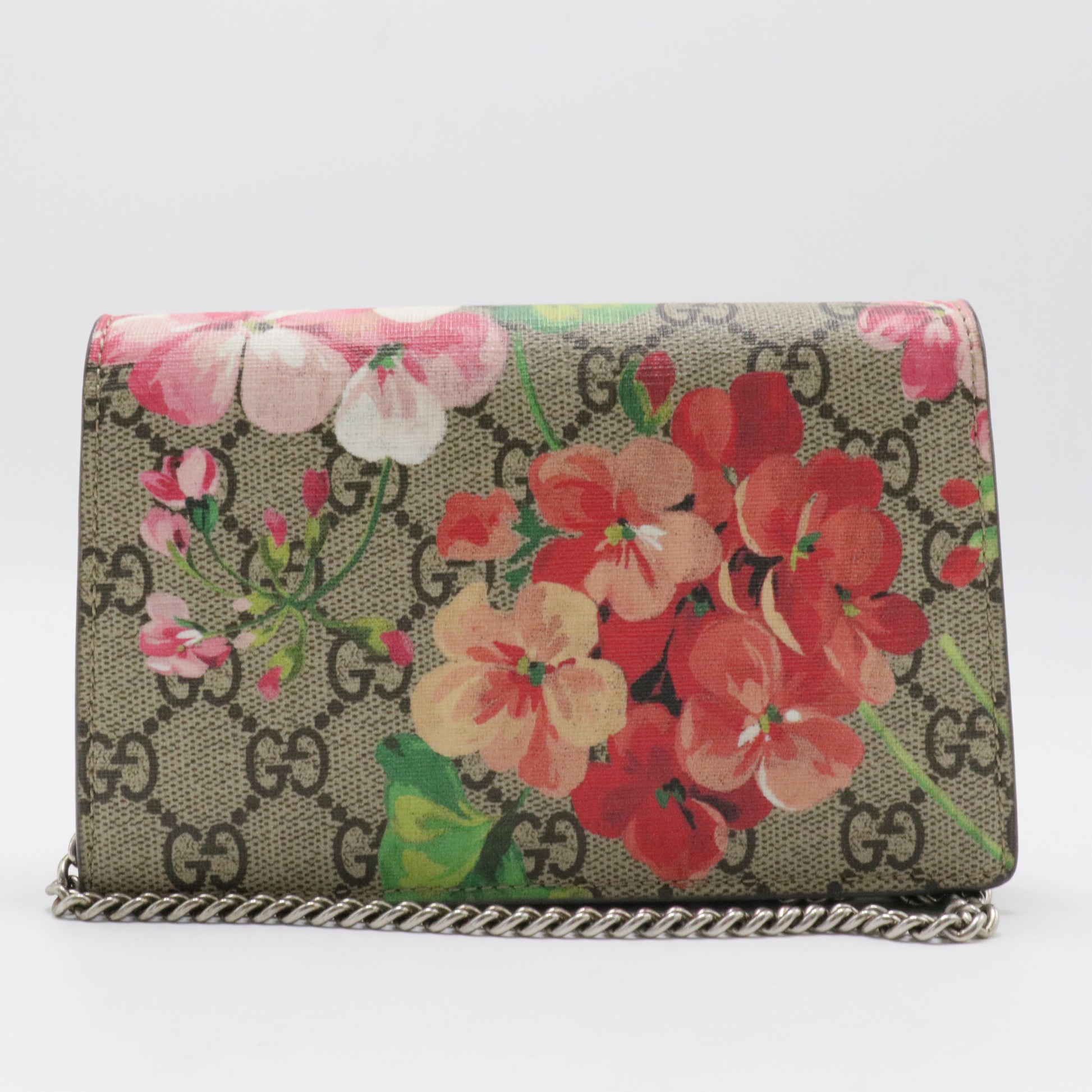 Dionysus Bag Blooms Print GG Coated Canvas Super Mini