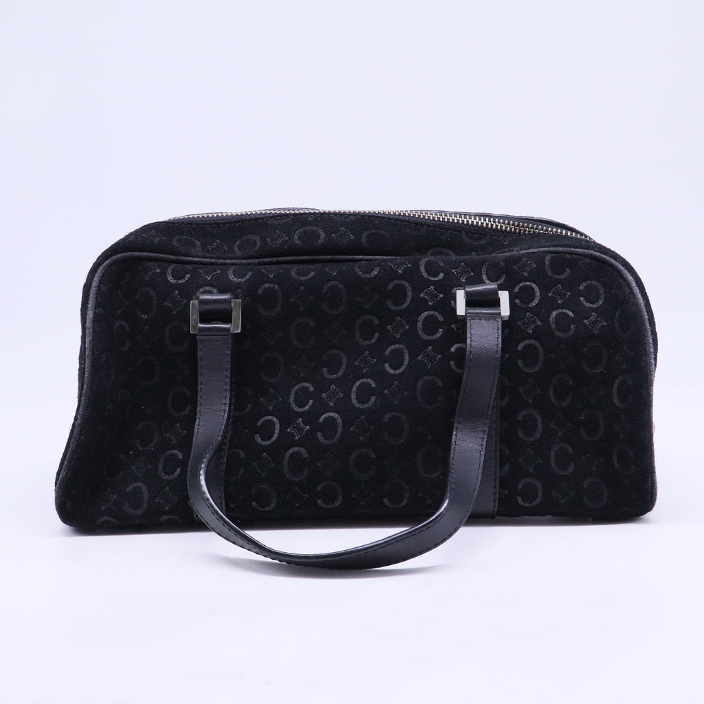 20th Century C Macadam Suede handbag