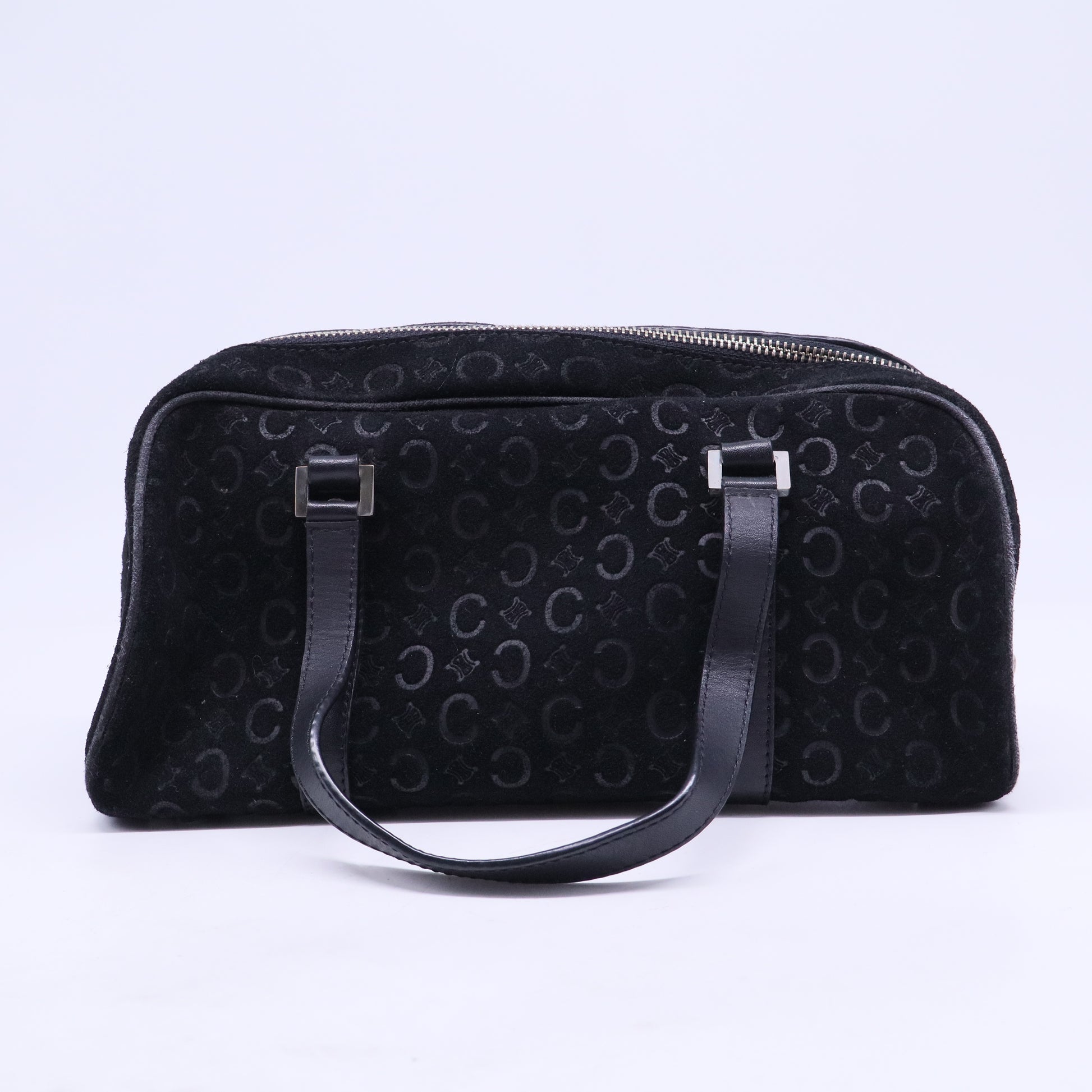 20th Century C Macadam Suede handbag