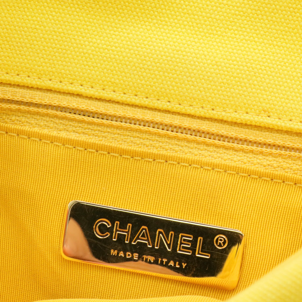 Cotton Canvas Quilted Medium Chanel 19 Flap twins